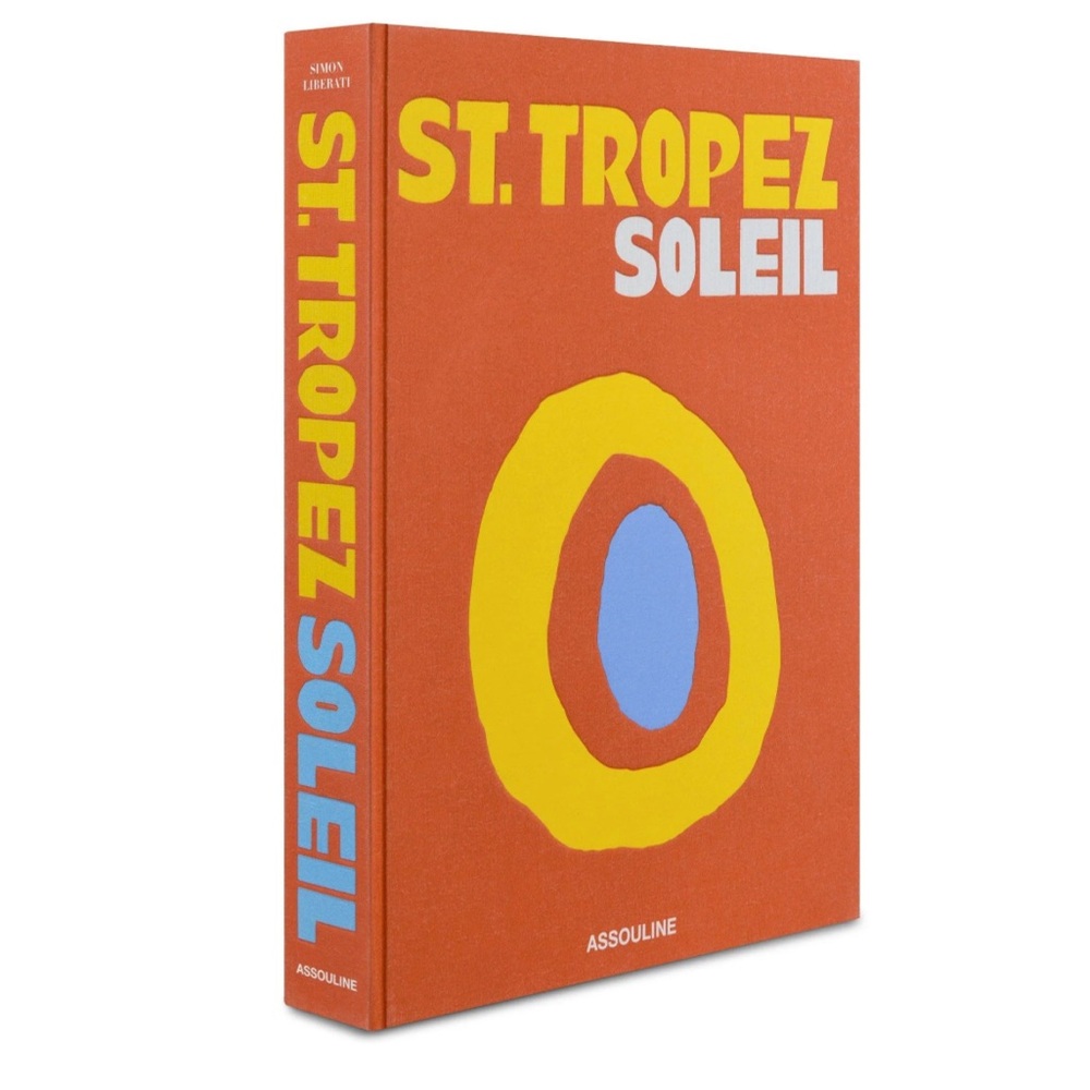 Assouline St. Tropez Soleil Coffee Table Book - Orange, Yellow, Blue